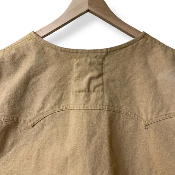 Vintage Schaefer Outfitters Brushcloth Vest Sz 3XL Western Cowboy Workwear Y2K - Picture 10 of 10